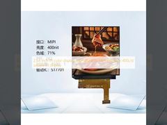 2.64 inch tft color display, 480*480 dots MIPI interface  400c/d square tft display