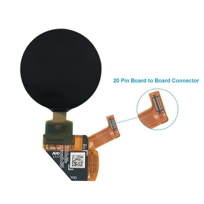 1.2 Inch Round Oled Display Module , 390X390 Resolution,  Mipi Interface IC W022 Driving