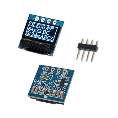 64X32 Resolution,  0.49 Inch Custom Oled Display,  IIC Interface With PCBA