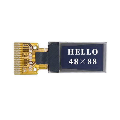0.5 Inch PMOLED Display Module , 48X88 Resolution,  14pins IIC Interface,  Driving IC CH1115
