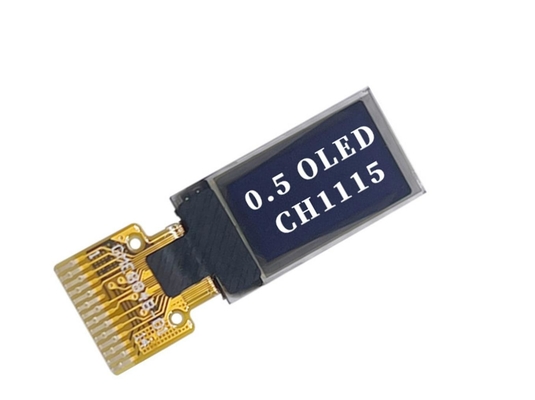 0.5 Inch PMOLED Display Module , 48X88 Resolution,  14pins IIC Interface,  Driving IC CH1115