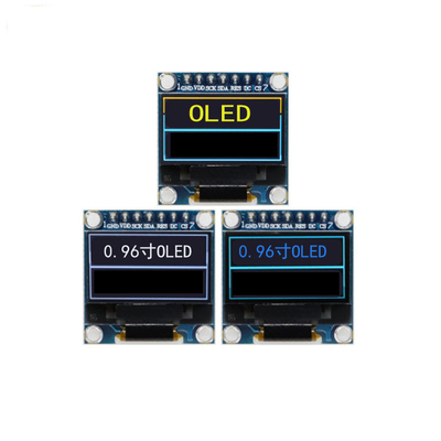 0.96 Inch PMOLED Module,  With PCBA,  128x64 Resolution,  I2C SPI Interface,  Driving IC SSD1306