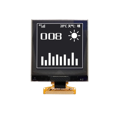 1.5 Inch Pmoled,  128x128 Resolution,  25 Pins 3/4 Spi I2c Interface , White Blue Oled Display