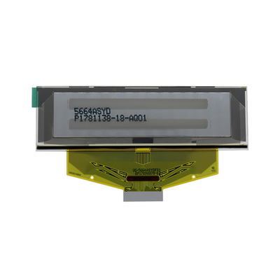 2.8  Inch PMOLED Display,   256*64 Resolution,30 PINS I2C/SPIinterface, Blue/Yellow Oled Screen