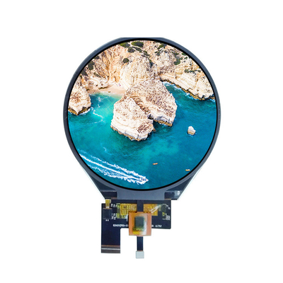 3.4 Inch Round TFT Display,  With Touch Panel 800x800 MIPI Interface 380 CD/M2