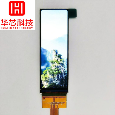 3.0 Inch TFT Bar LCD Panel , 268x800 40 Pins RGB Interface,  350cd/M2 ST7701S Driving IC