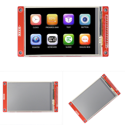 3.5 Inch Uart Tft  Display 14pins SPI Interface 320x480  TTL Interface With Touch Panel