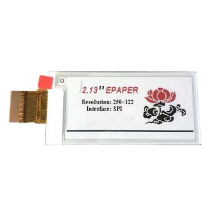 2.13 Inch Epaper Display Module 122x250 Wide View Angle Lower Consumption SPI E-Ink Paper Display