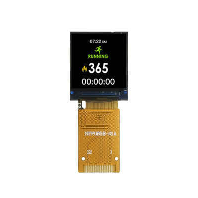 0.85 Inch LCD TFT Display , 128x128, 12 Pins 4 Wire SPI Interface GC9107 Driving