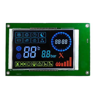 4.6 Inch VA COB Segment LCD Display Module 1/4 Duty 1/3 Bias 12:00 CLOCK