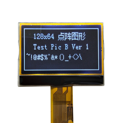 Customized DFSTN Lcd Display Module 128X64 Dots Driving IC ST7567 1/65 Duty,1/9Bias,