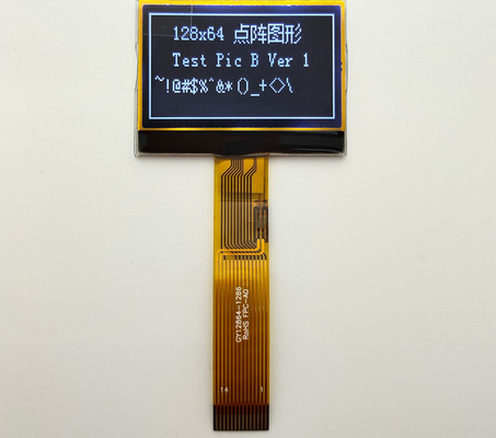 Customized DFSTN Lcd Display Module 128X64 Dots Driving IC ST7567 1/65 Duty,1/9Bias,