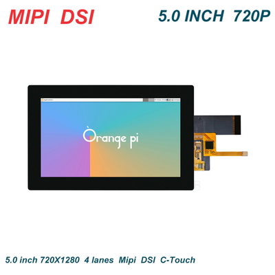5 Inch TFT Display Module With Touch Panel , 720X1280 Resolution,  30PINS 4LINES MIPI