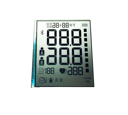 TN Lcd Segment Display With Pin 1/3bias 1/6duty View Angle 6:00