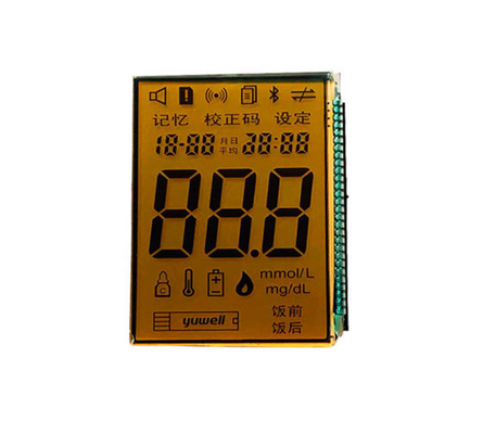 SPI Interface Segment HTN Lcd Display Positive Semi Transpare Mode