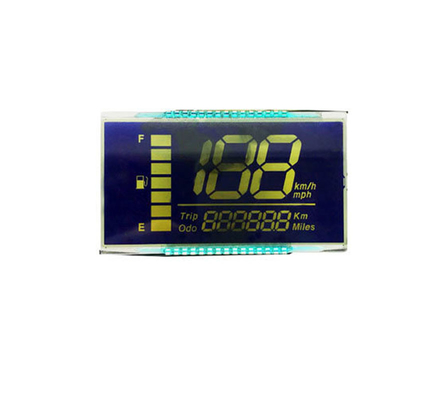 Customized Htn Segment Lcd Display 1/3bias 1/4duty View Angle 6:00
