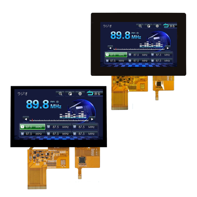 4.3 Inch TFT Display Module , With Touch Panel 24 BIT RGB Interface , 800X480 Resolution 350 C/D