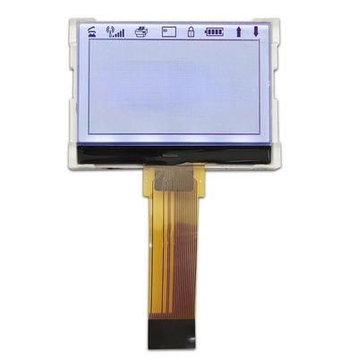 2.44 Inch Customized FSTN Lcd Display Module 128x64 Dots Driving IC ST7567 1/64Duty,1/9Bias