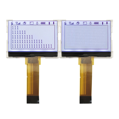 2.44 Inch Customized FSTN Lcd Display Module 128x64 Dots Driving IC ST7567 1/64Duty,1/9Bias