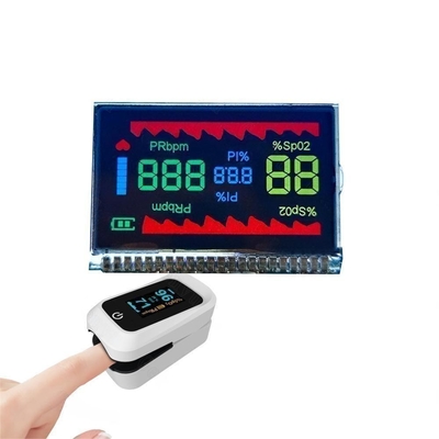Customized 0.95 inch Segment VA Lcd Display Module, 1/4 Duty,1/3Bias,pin connecting, full view angle