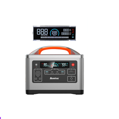 4.5 inch segment VA display module black background white charaters