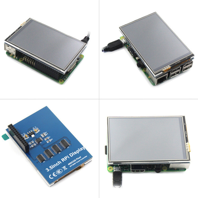 3.5 inch TFT lcd module with RTP, 480×320 resolution, HDMI interface, compatiable of Raspberry 4B/3B/2B