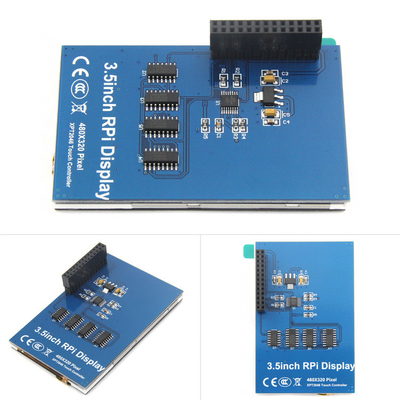 3.5 inch TFT lcd module with RTP, 480×320 resolution, HDMI interface, compatiable of Raspberry 4B/3B/2B