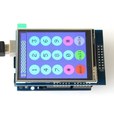 2.8 inch TFT Raspberry 320x240 resolution 20 PINS 8-bit parallel interface driving IC HX8347