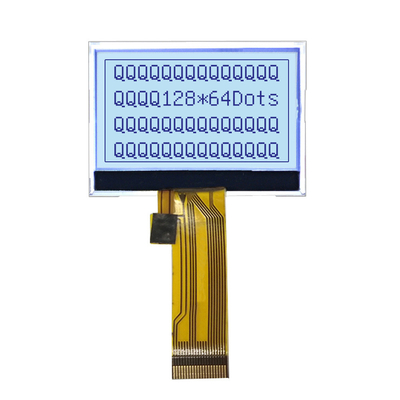 1.64 inch mono LCD display FSTN/POSITIVE/transflective 1/64 Duty 1/9Bias, 128x64 resolution