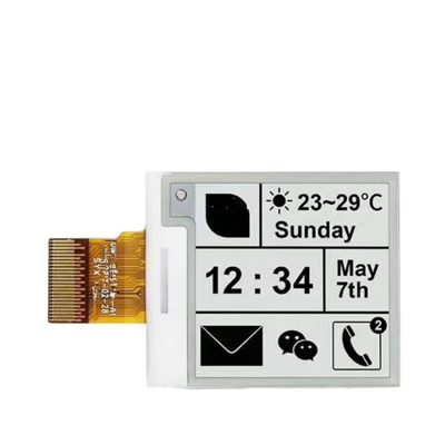 Free Viewing Angle 152x152 Pixels E ink Epaper Display With -20.C To 70.C Storage Temperature