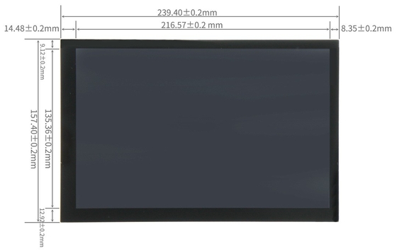 10.1 inch TFT lcd module with CTP 1280x800 resolution HDMI interface supporting of Raspbian、Kali linux、Ubuntu、Kodi、W