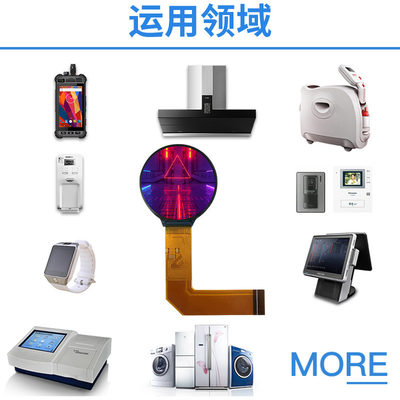1.3 inch round TFT display , 240X240 resolution,39 pins RGB interface, 300c/d