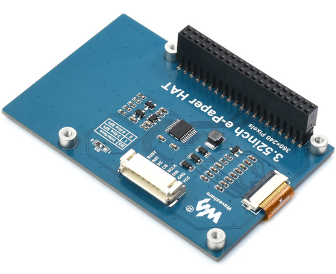 3.52 Inch E-Paper Display Of Red / Black / White 360X240 Sunlight Readable SPI Interface