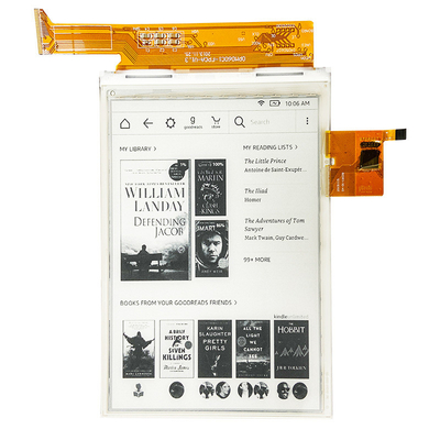 6 Inch white/black/ E-paper Display with CTP 758*1024 Eink Display 8bit EPD interface