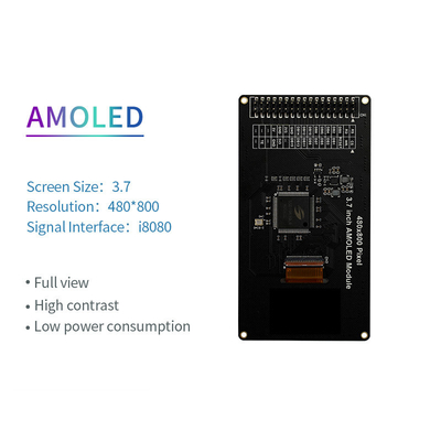 3.7 Inch AMOLED Oled Display 480x800 Resolution I8080-8/16 Bit Interface IC TL2796