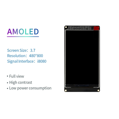 3.7 Inch AMOLED Oled Display 480x800 Resolution I8080-8/16 Bit Interface IC TL2796