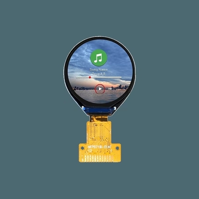 0.71 inch IPS SPI Interface Round TFT Display Brightness for Clear and Bright Display