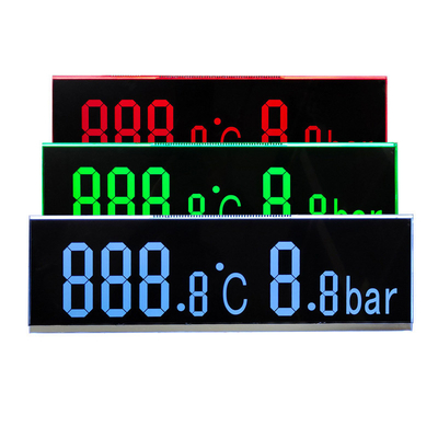 VA / Negative / Transmissive Segment Display 1/1 DUTY 1/1BIAS View Angle 6:00 O'CLOCK