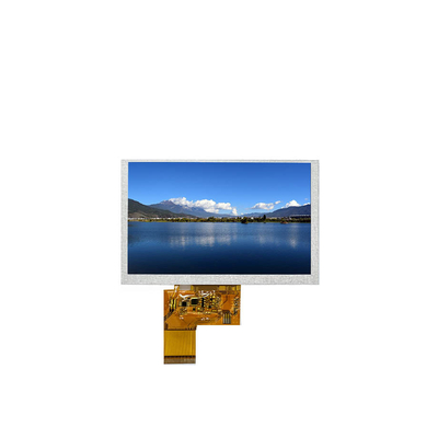 5.0 Inch TFT Display Screen 800*480 Resolution RGB Interface All 6'clock Viewing Angle