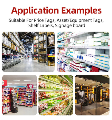 Epaper 3.52 Inch Electronic Shelf Price Tag Display Supports Customization