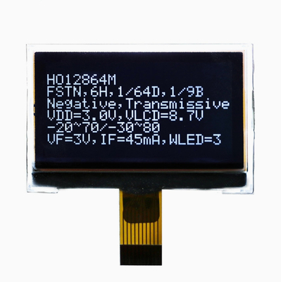 2.4 Inch FSTN St7567 Controller Monochrome 12864 Dots Matrix LCD Module