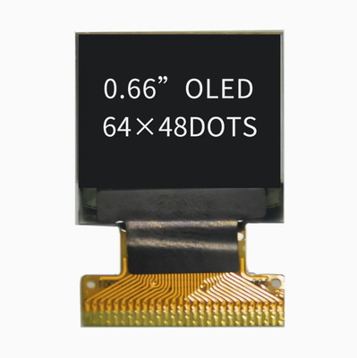 0.66 Inch White 64*48 Dots Dfstn OLED With Drive IC For Smart Watch Meter Screen