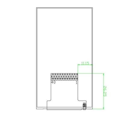 3.0 Inch TFT Display Screen 360*640 Resolution MIPI Interface IPS Viewing Angle all o'clock