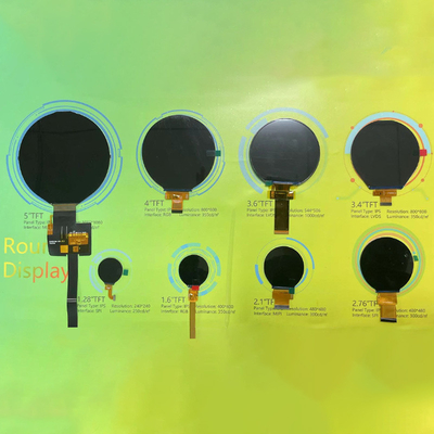 TFT Display Module 1.09 Inch With CTP 240*240 ResolutionMCU/RGB Interface Brightness 400 C/d