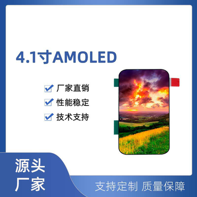 4.1 Inch AMOLED Display Module With Touch 280 Cd/M2 568*1232 Dots MIPI Interface RM69A10