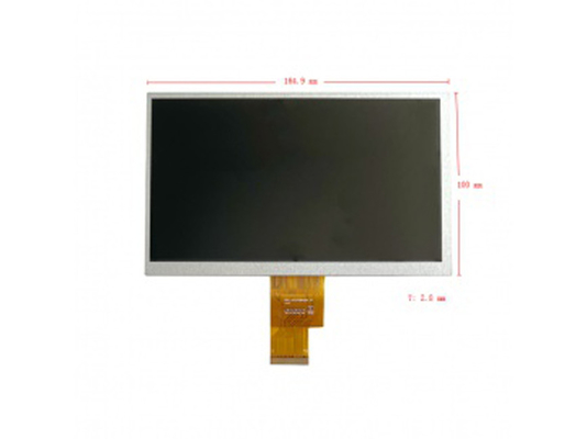 7 Inch Tft Lcd Display 1024×600 Resolution 1000c/d Sunlight Readable 40 Pins LVDS
