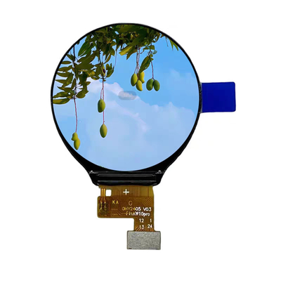 1.09 Inch TFT Circular LCD Screen 1.1 Inch Color Screen Serial Port SPI 240x240 For Smart Watches And Industrial