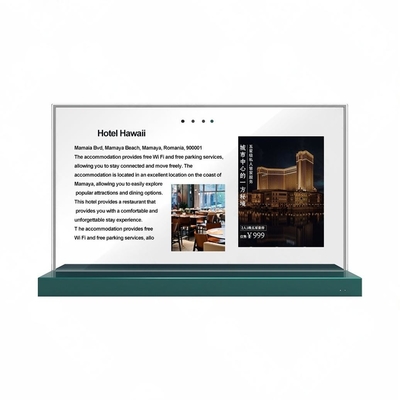 30inch OLED transparent screen full-body splicing model 1366x768 Resolution 180-600 Nits   Oled Transparent Oled Panel