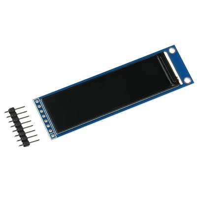 2.25 Inch TFT Display Module With PCB Resolution 76*284 4-Wire SPI Interface 12 00 O'clock 300nits