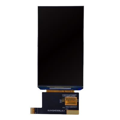 4.3 Inch AMOLED Display Module With 260cd/m2 Brightness 540*960 Resolution MIPI Interface